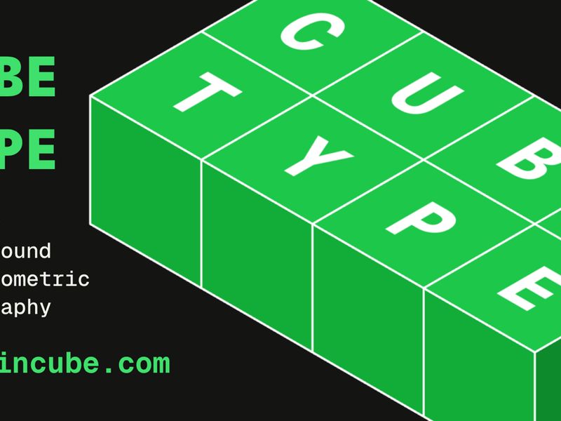CUBE Type: turn a short phrase into isometric cube lettering