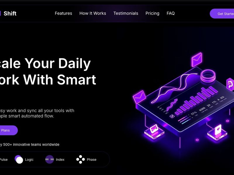 Shift Automation Website Template