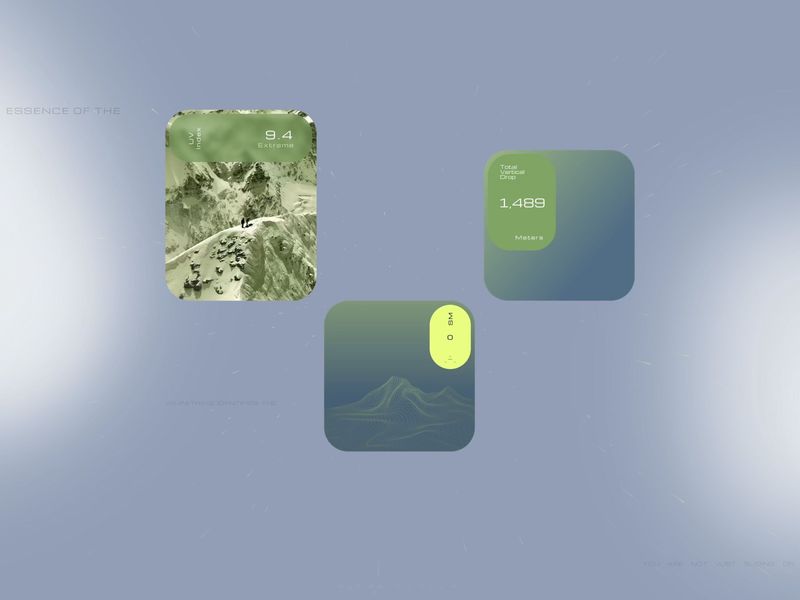 Spatial UI Cards - For the Riders