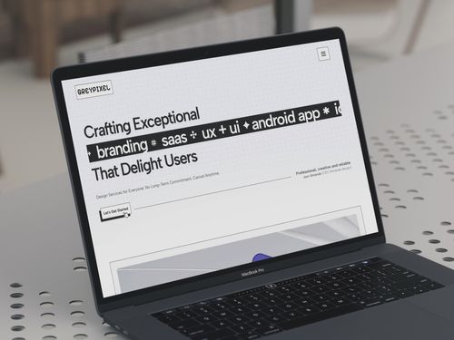 GreyPixel: Responsive Agency Website Template by Jitu Raut — Framer Marketplace