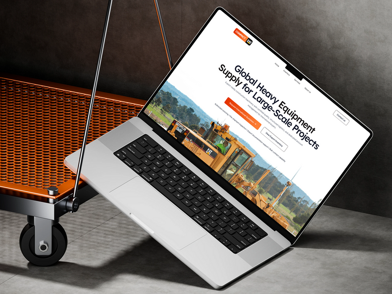 Global Heavy Equipment Supply Website