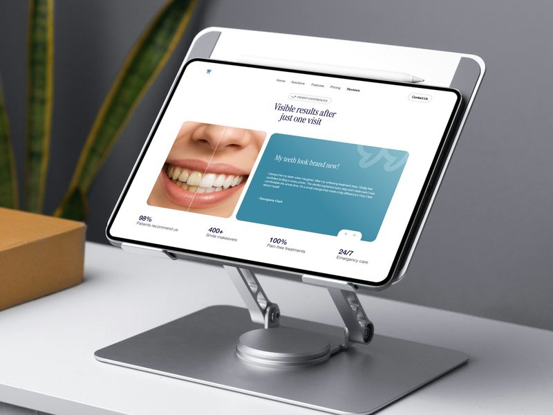 Modern Dental Care & Whitening Landing Page 🪥
