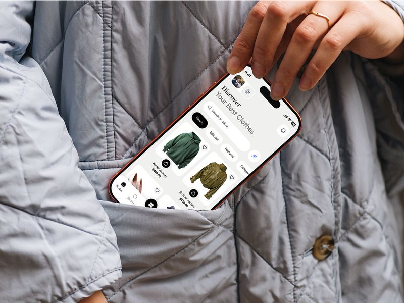 AI Fashion Shopping Experience | UI UX Design