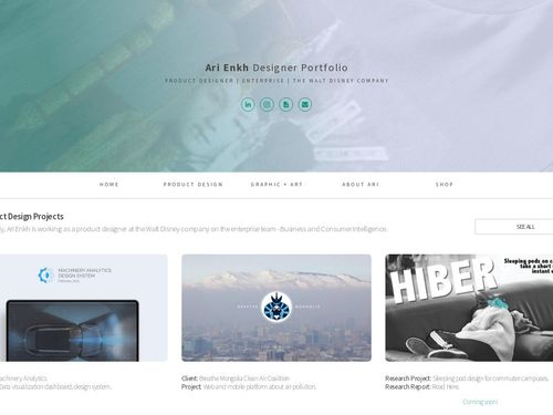 Ari Enkh Designer Portfolio