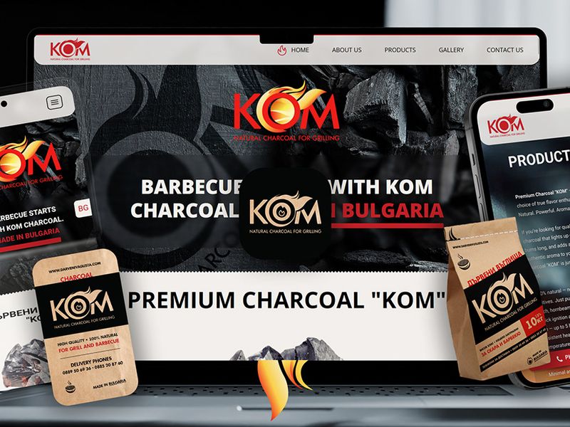 KomGrill — Ecological and High-Quality Charcoal