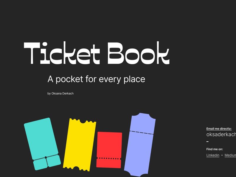 🎫 Ticket Book