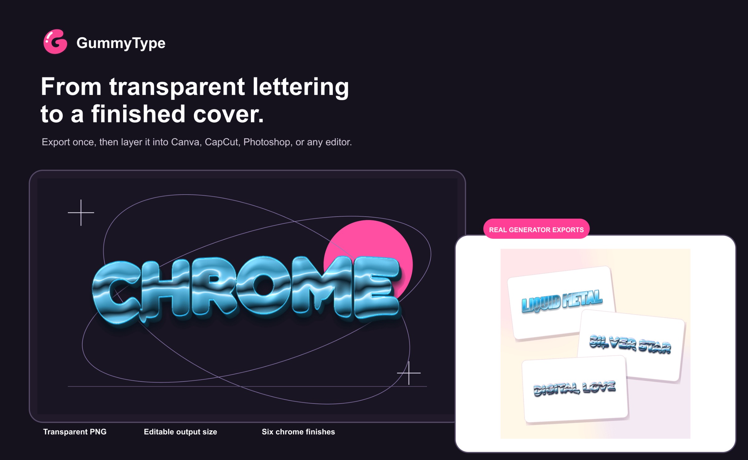 GummyType — Bubble, Y2K & Chrome Lettering Image 2