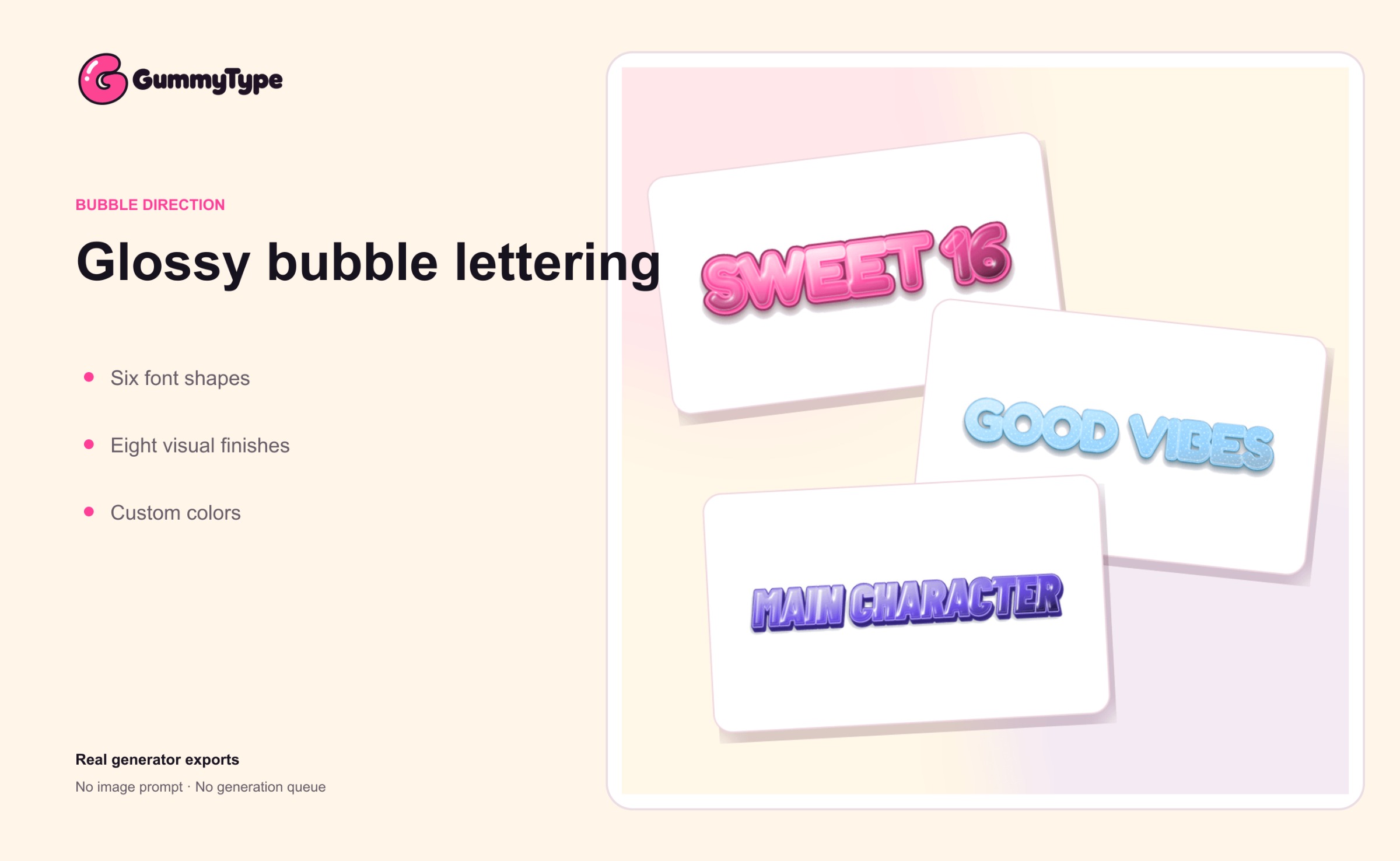 GummyType — Bubble, Y2K & Chrome Lettering Image 3