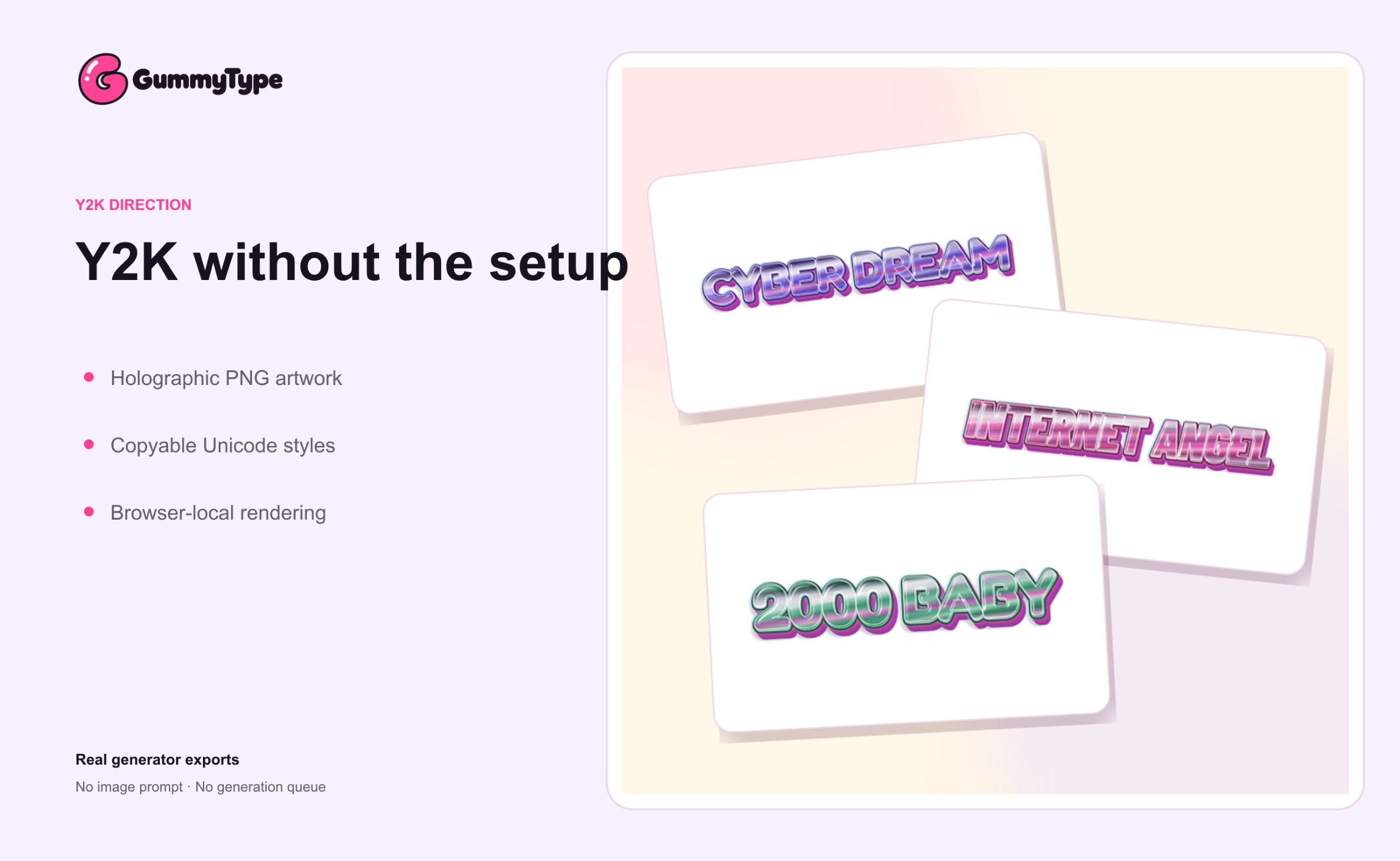 GummyType — Bubble, Y2K & Chrome Lettering Image 4