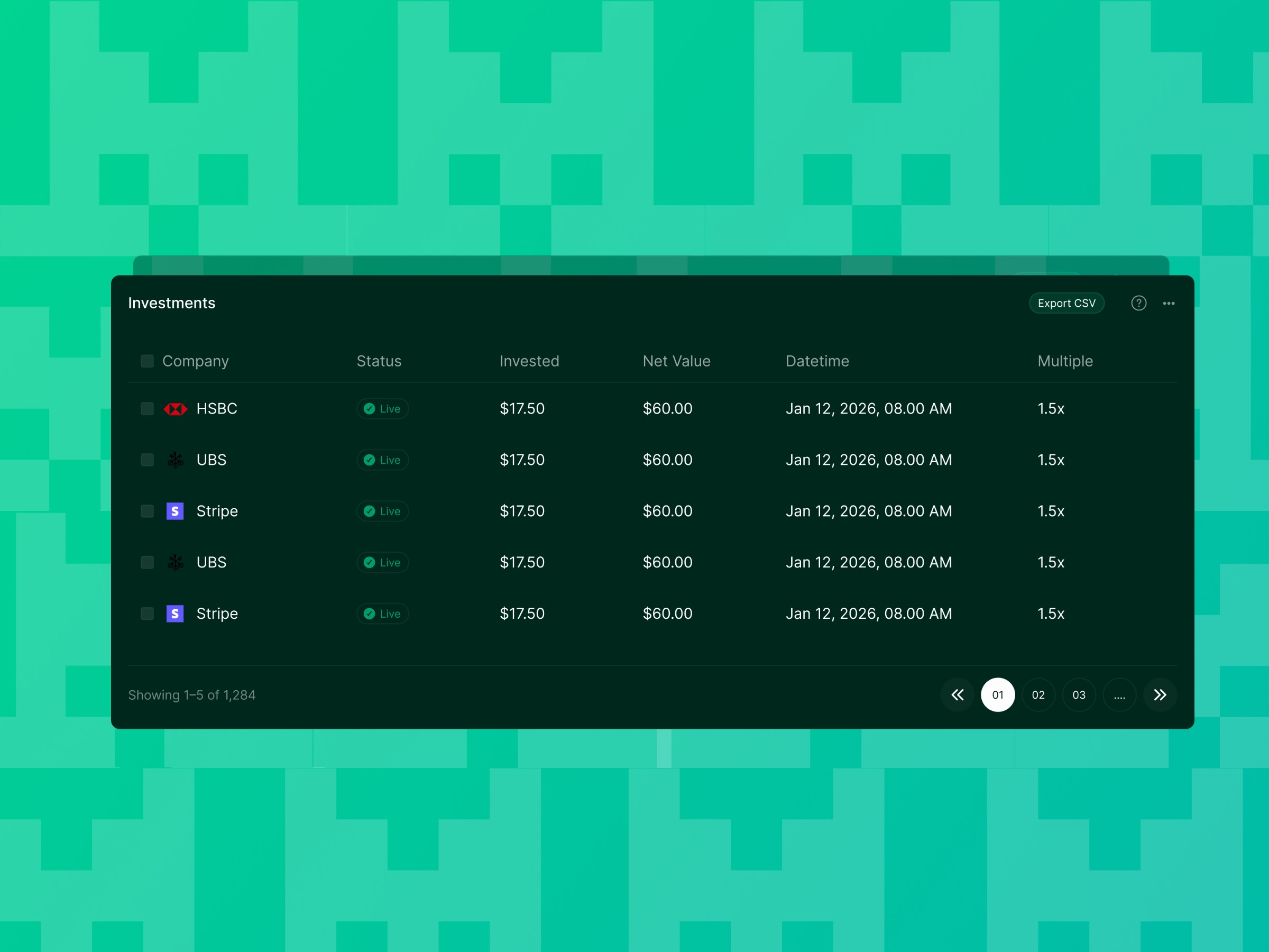 MAT- Investment Portfolio Dashboard Image 3