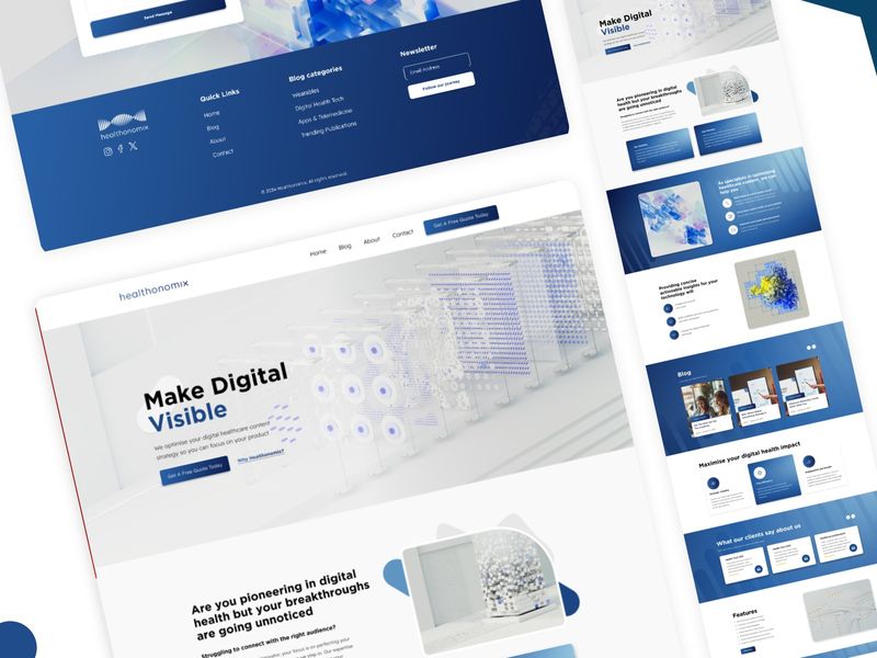 Healthonomix — B2B Health Tech Platform Web Engineering