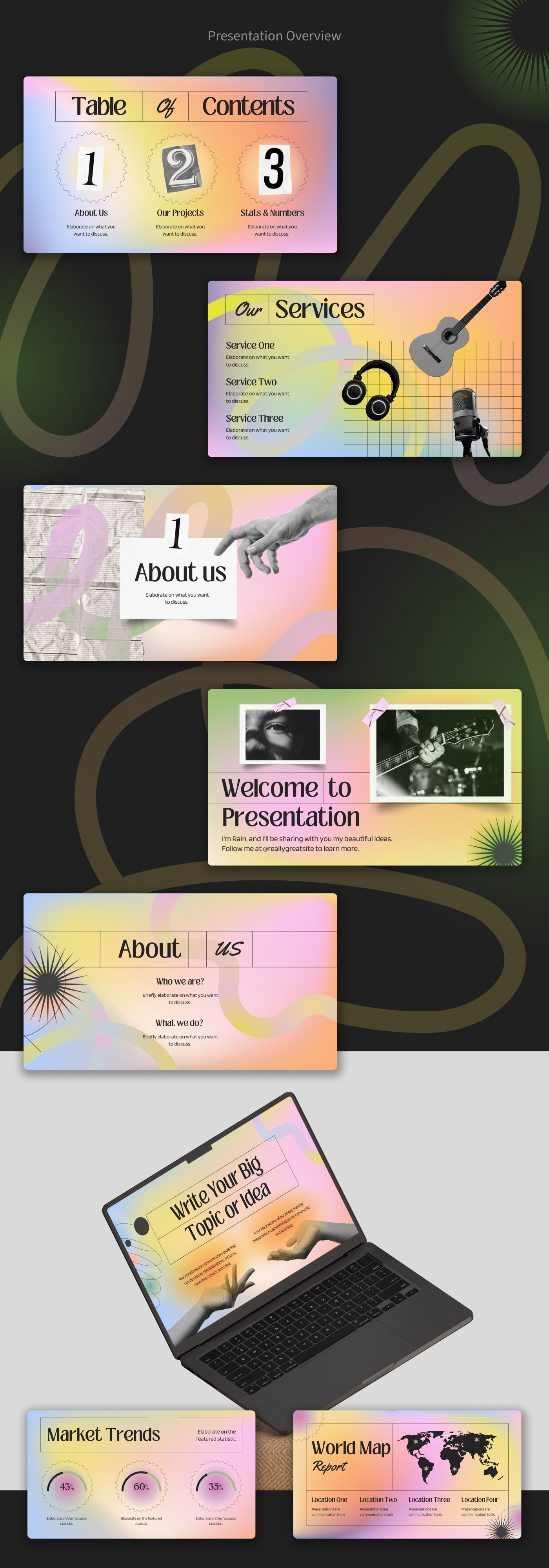 Presentation Design | Zine Publication Business Plan Image 2