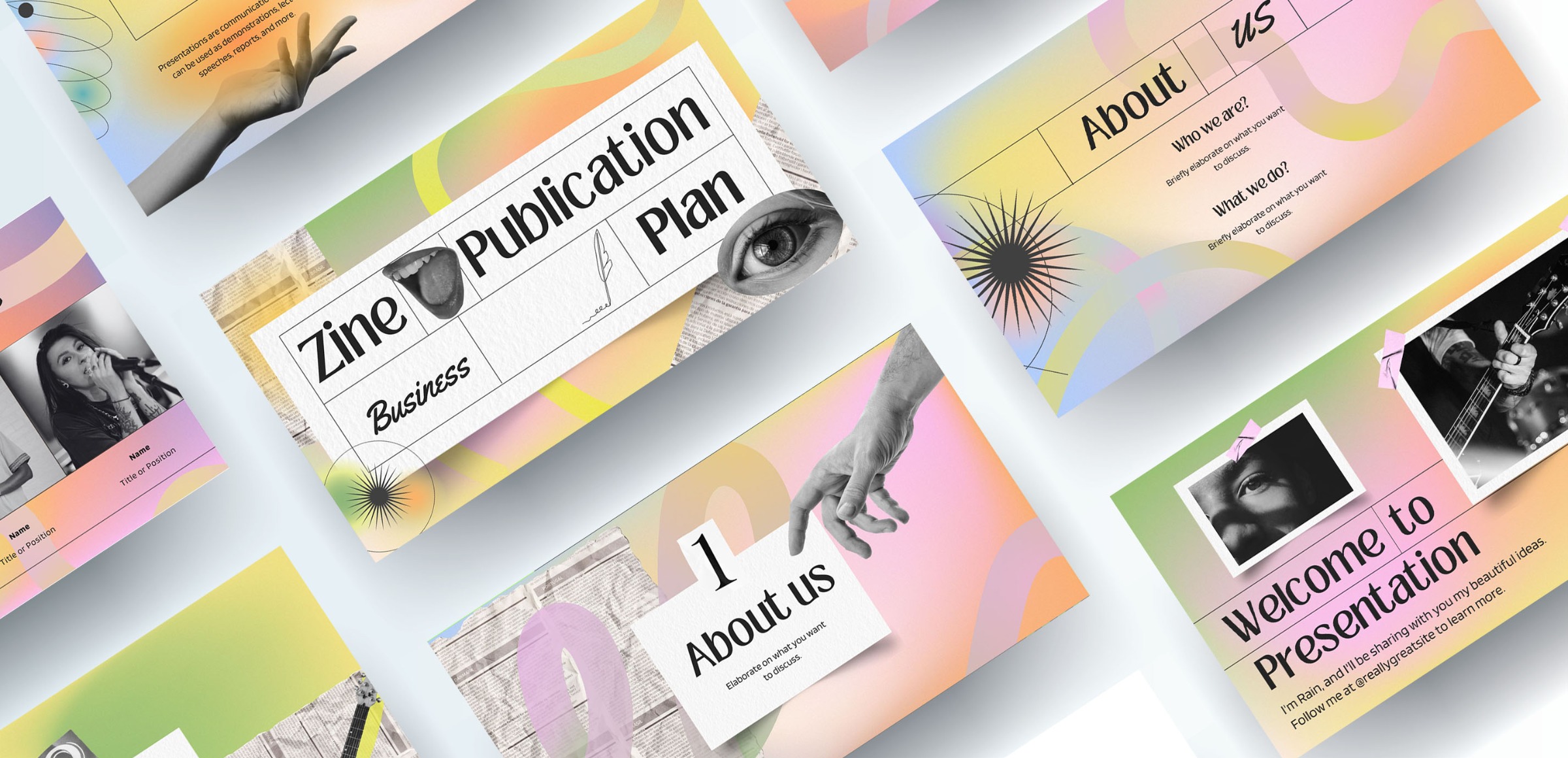 Presentation Design | Zine Publication Business Plan Image 3