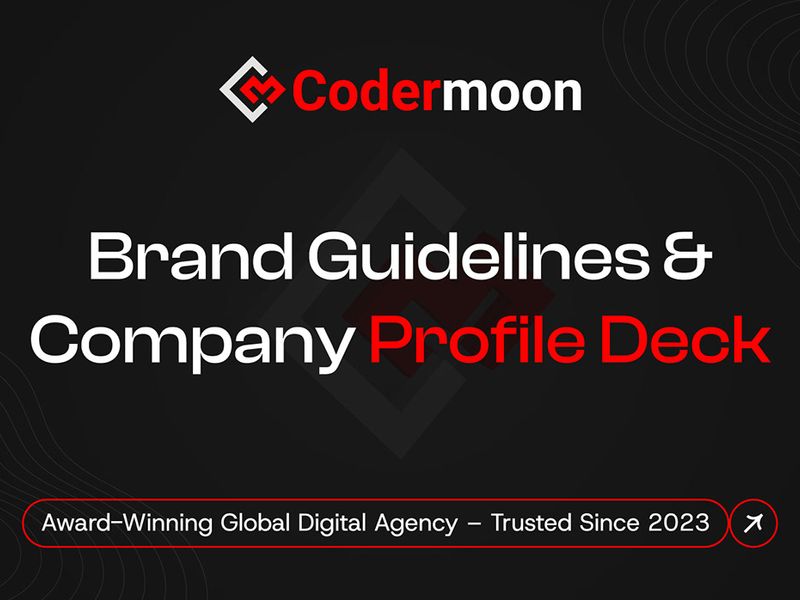 Codermoon- Brand Identity & Company Profile Deck Design
