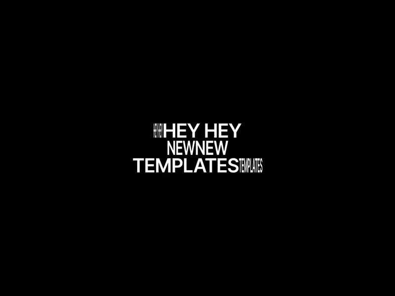 4 new templates are live ✨