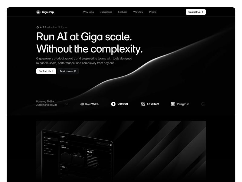 Giga – Premium AI Framer Template