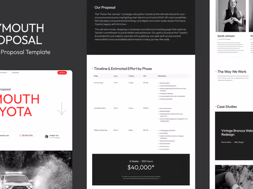 Plymouth Proposal - Webflow HTML website template