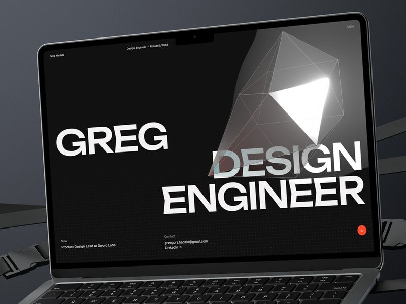Greg Hadała — Design Engineer for Fintech & Web3