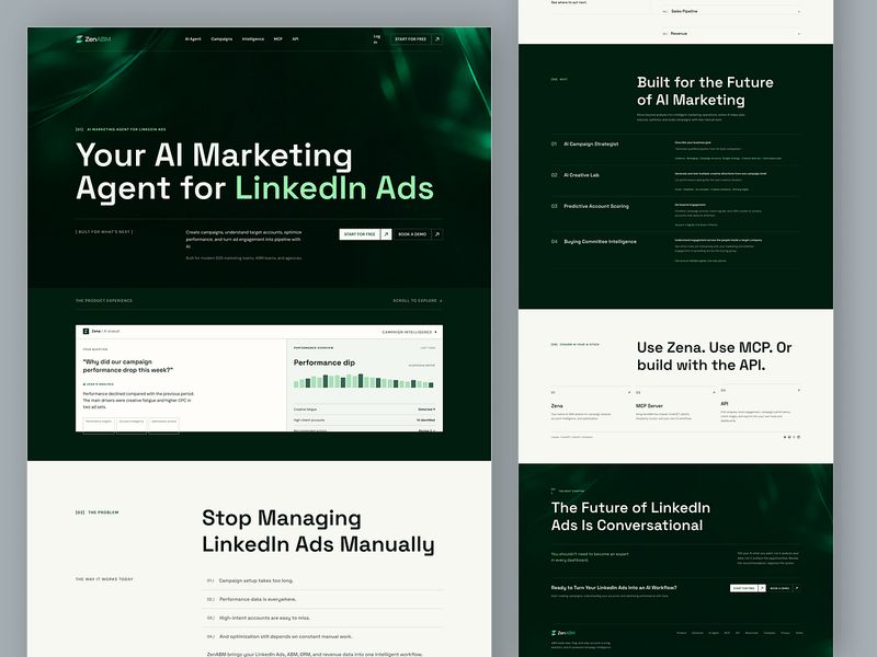 AI Marketing Agent Web Design
