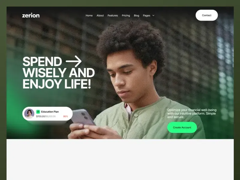Zerion by Design Monks - Uncategorized design asset by webflow
