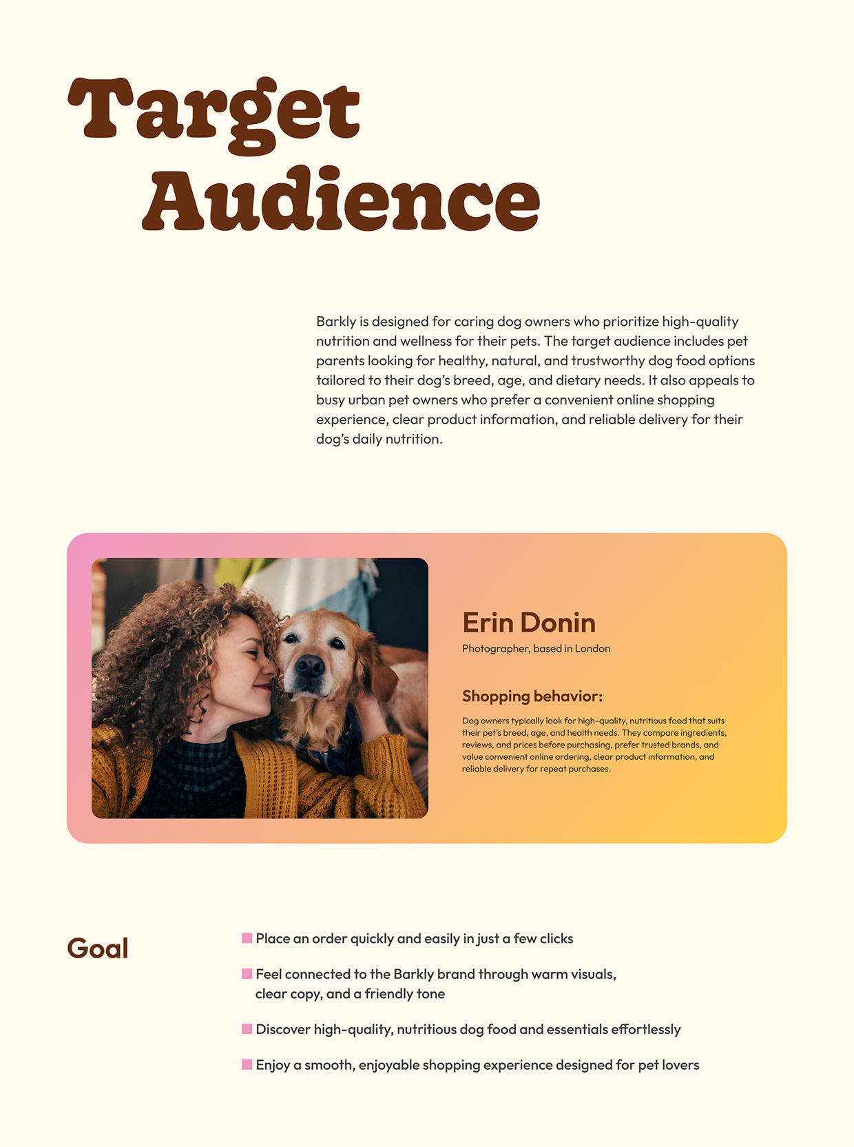 Barkly - Ecommerce Website design, Pet Food Brand Image 1