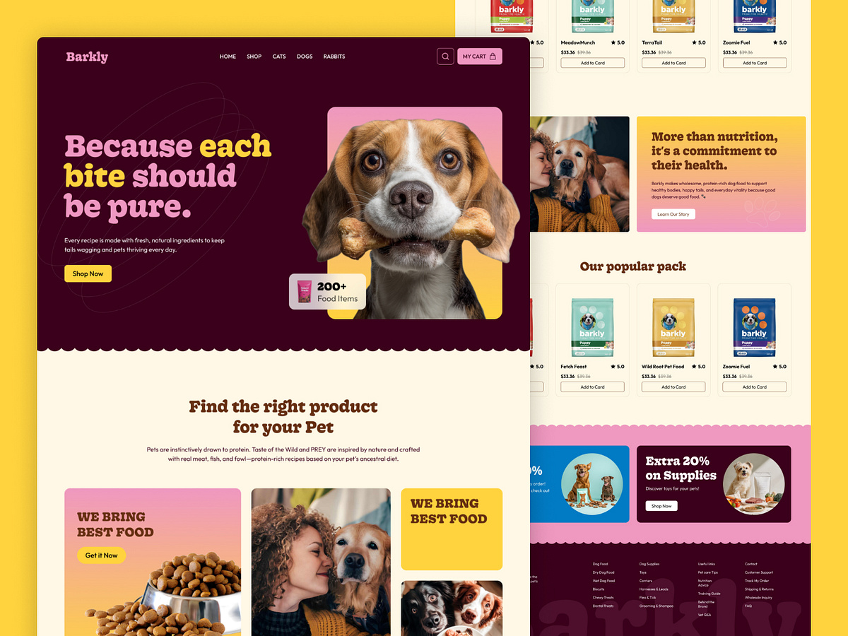 Barkly | Ecommerce Website design