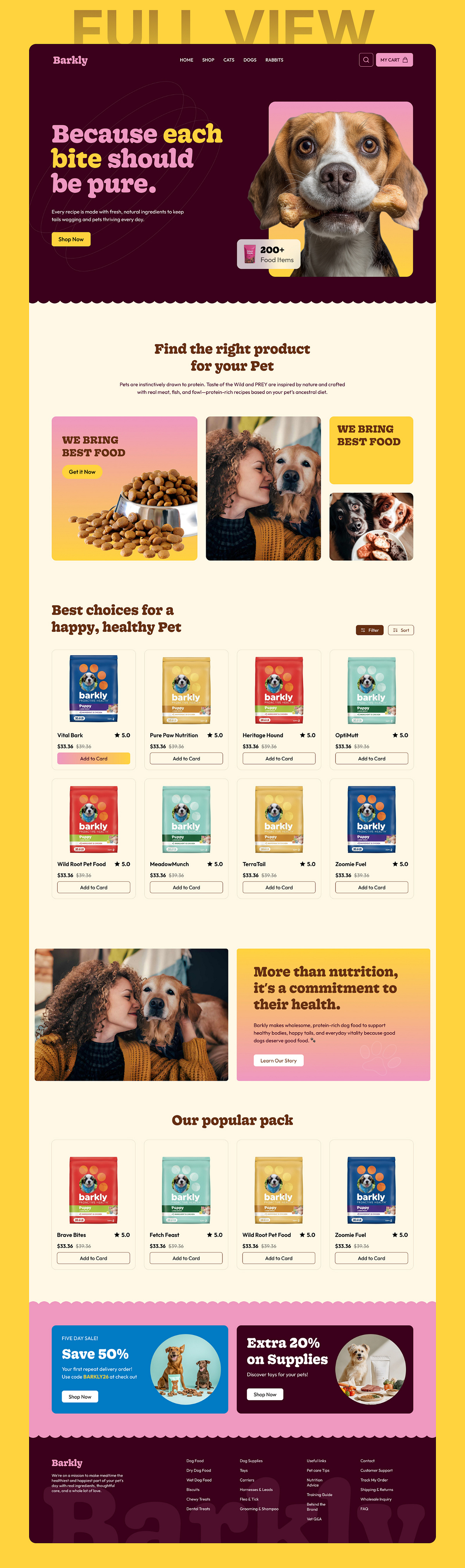 Barkly | Ecommerce Website design Image 0