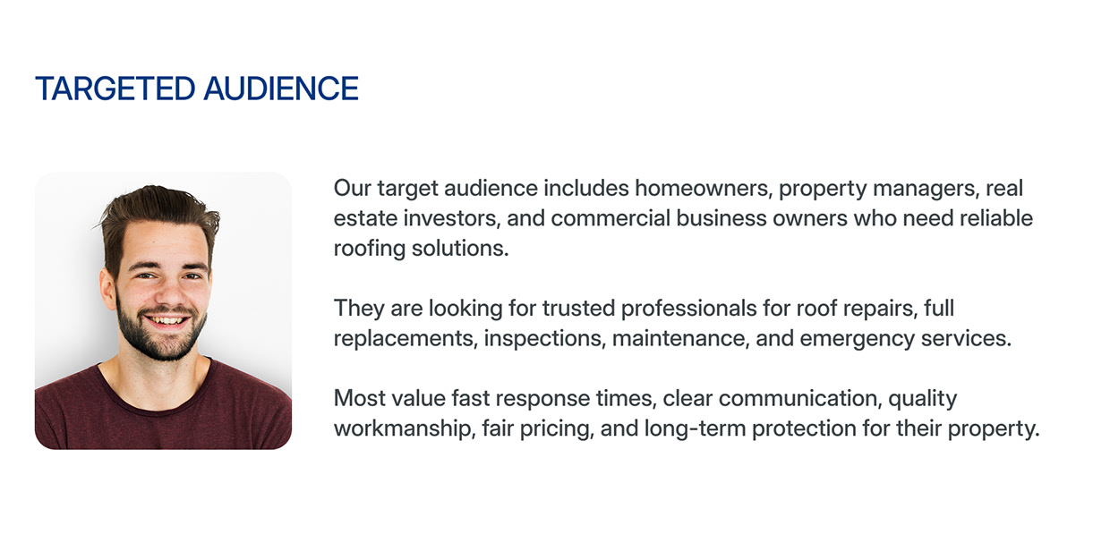 Roofing Services Website Redesign | Modern Concept Image 4