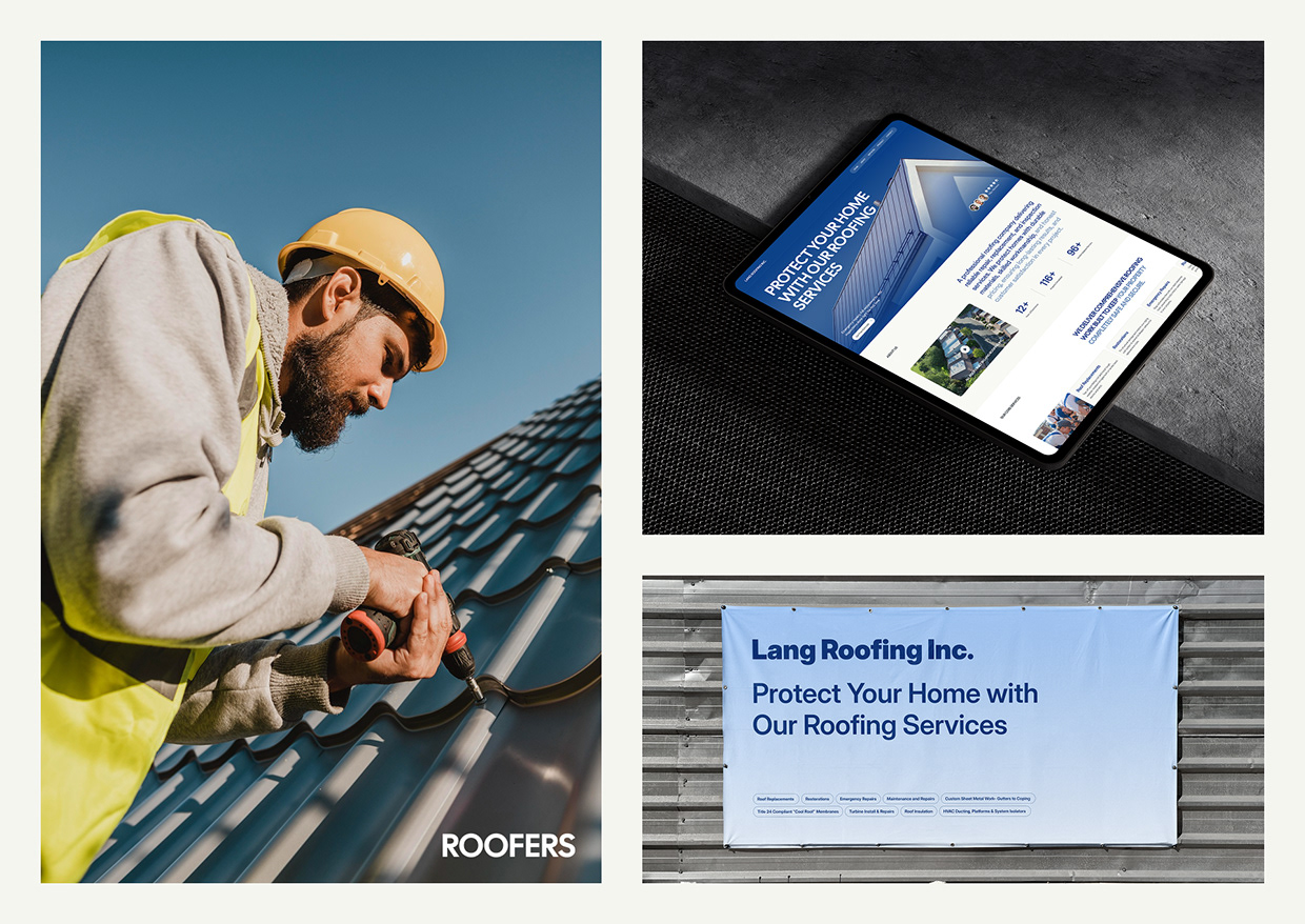 Roofing Services Website Redesign | Modern Concept Image 6