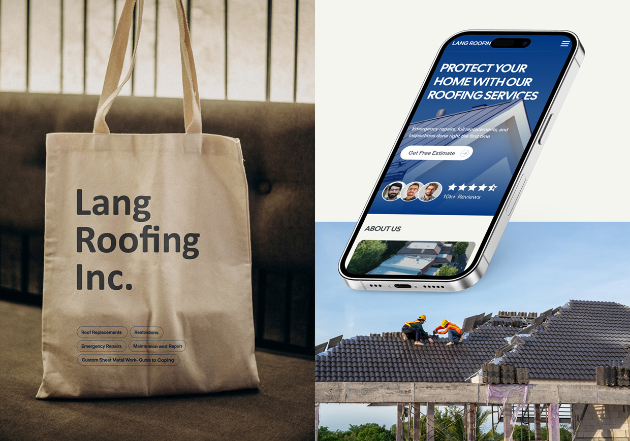 Roofing Services Website Redesign | Modern Concept Image 12