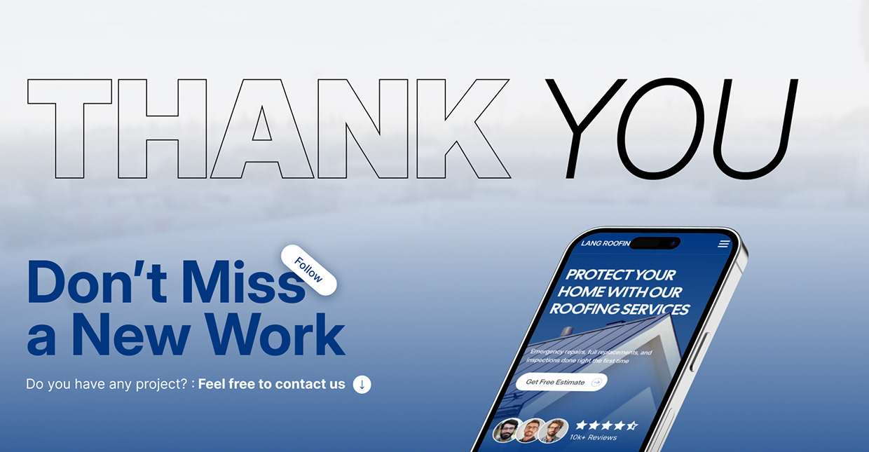Roofing Services Website Redesign | Modern Concept Image 13