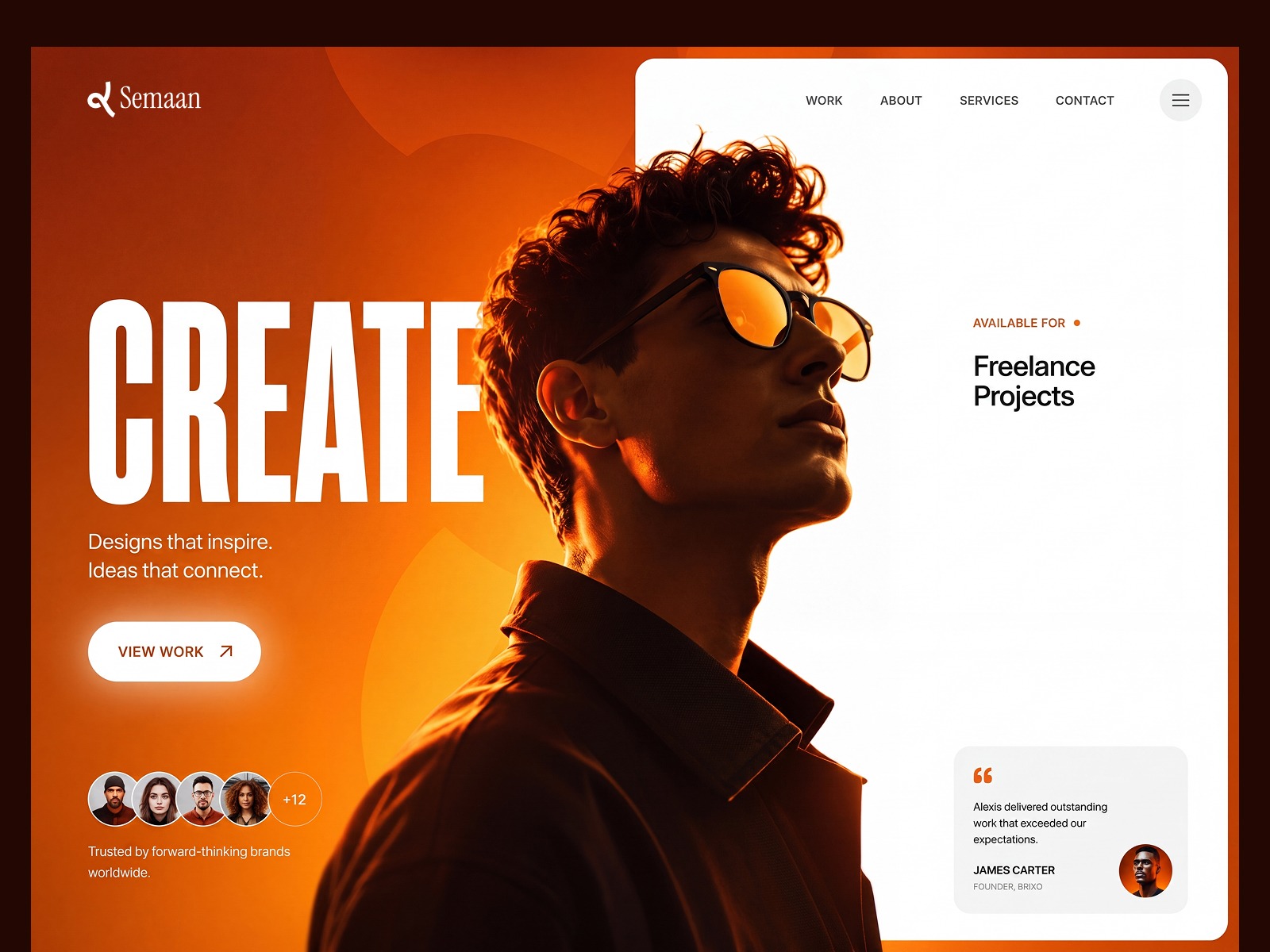 Creative Agency & Personal Portfolio Website Image 0