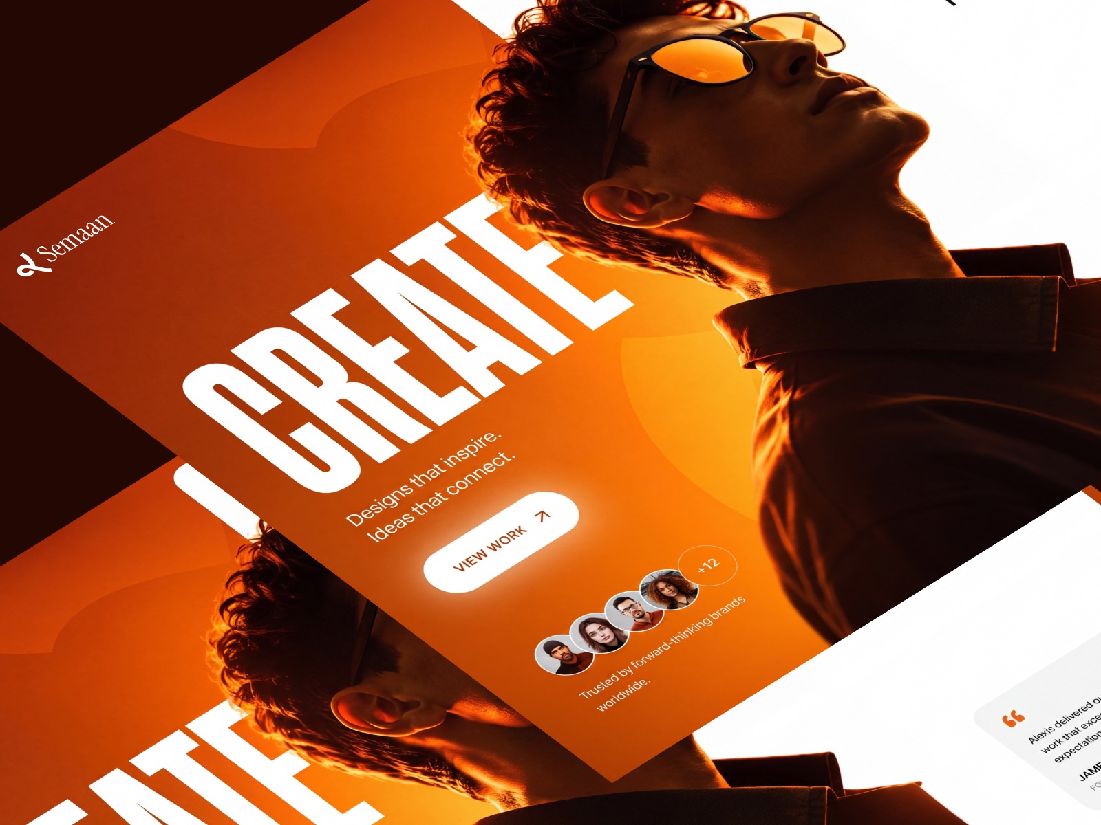 Creative Agency & Personal Portfolio Website Image 1