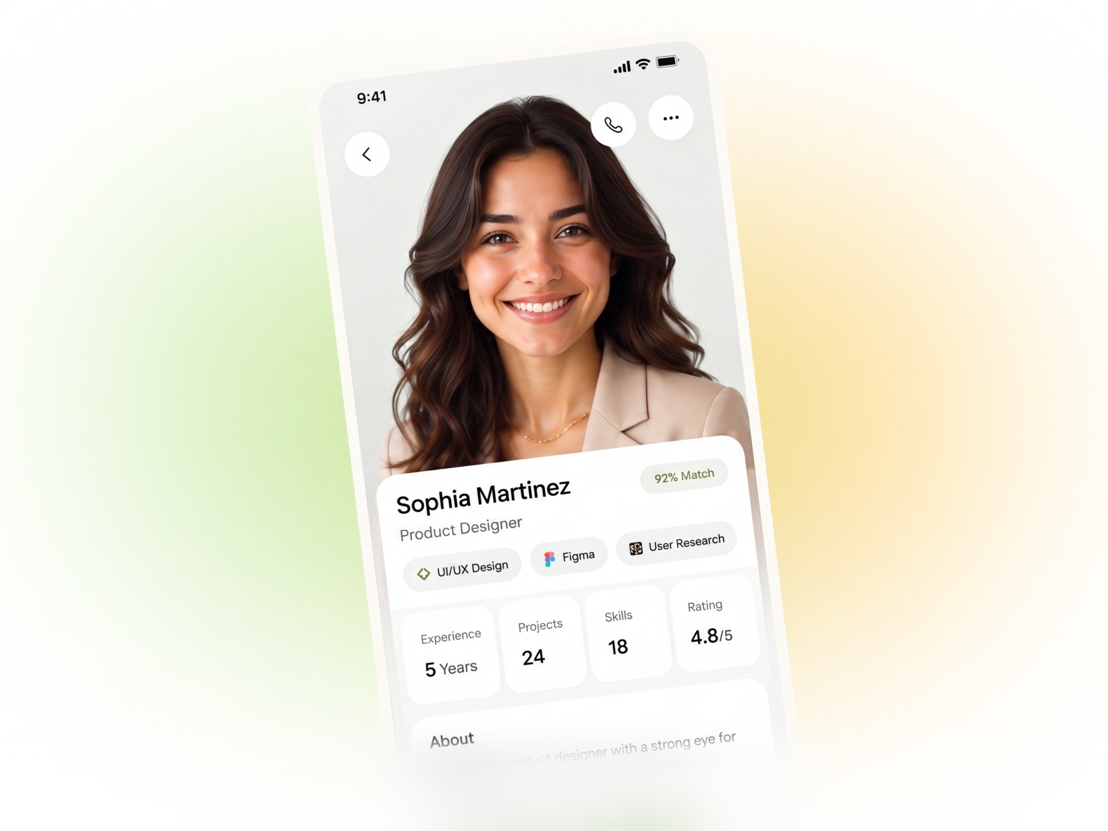 Smart Hiring & Candidate Matching App Image 1
