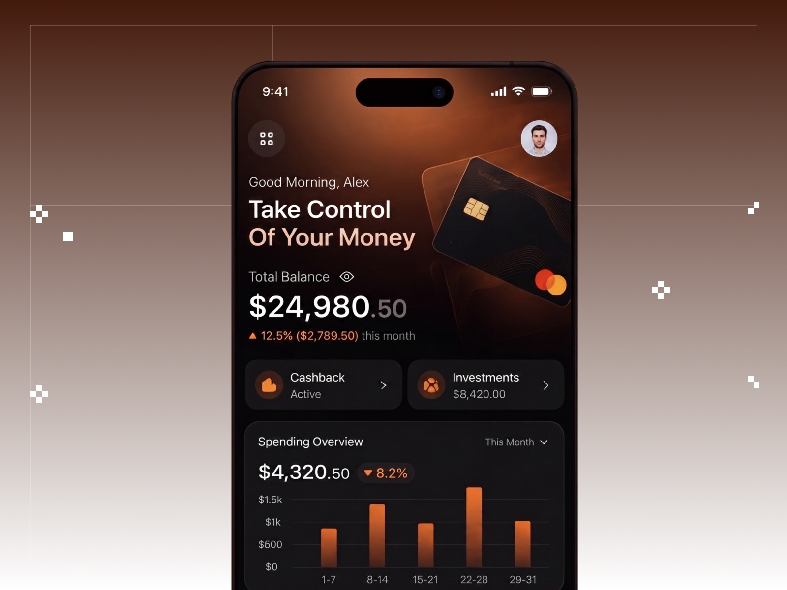 Cashflow Finance App UI Design Image 1