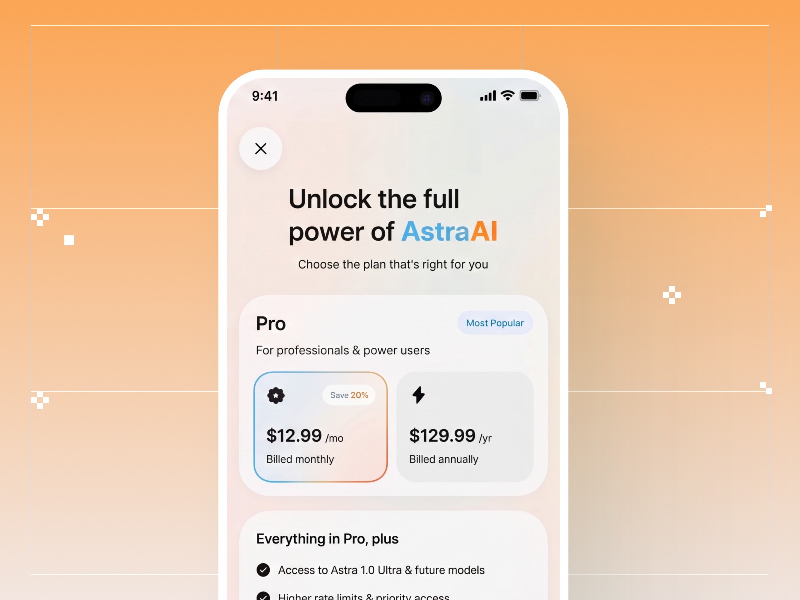 Astra AI - Intelligent Productivity & AI Assistant UI Image 1