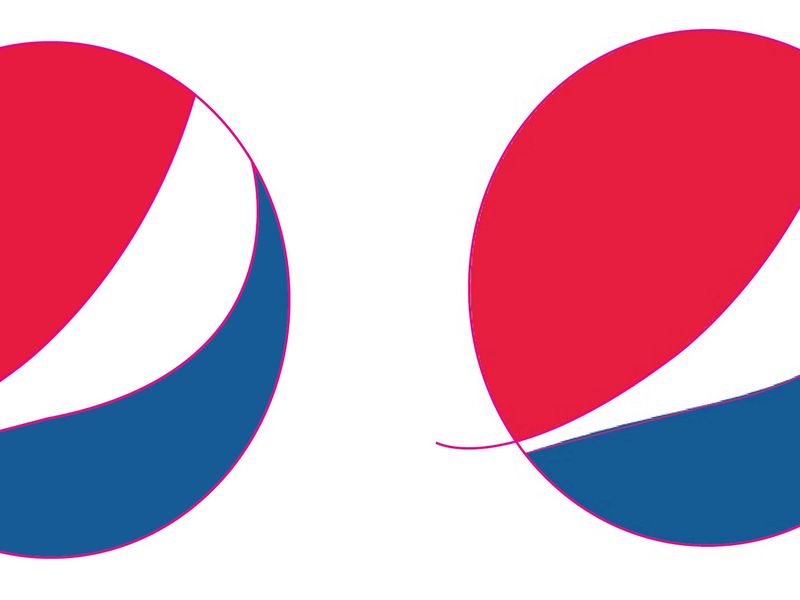 Pepsi Logo — Pen Tool Reconstruction Study