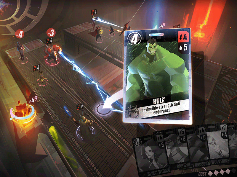 Marvel Card Game-UI Visual Concept 樘