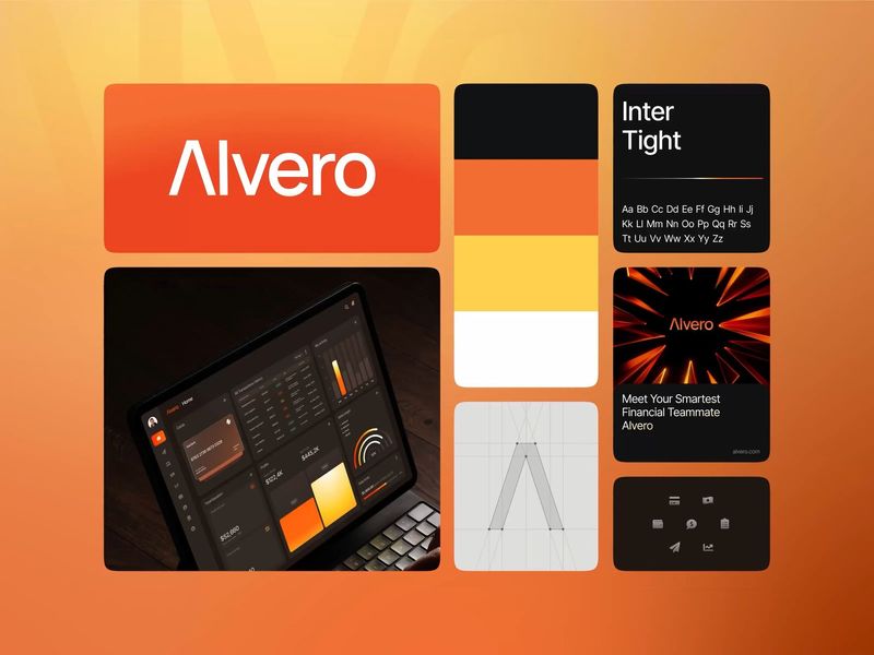 Alvero - SaaS Finance Bento Branding Motion Design