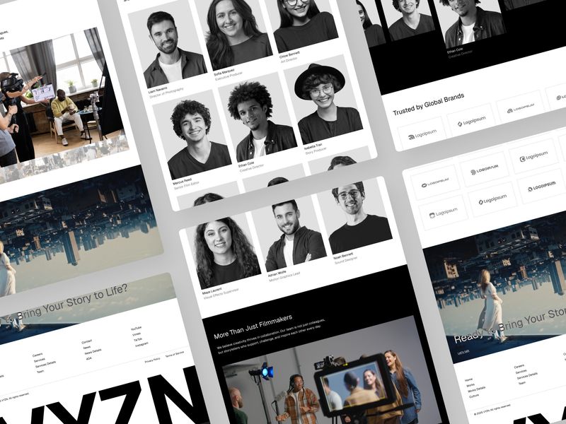 VYZN — Video Production Agency Template