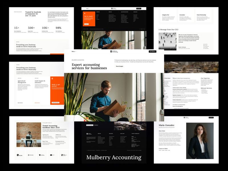 Mulberry — an Astro & Tailwind CSS accounting template.