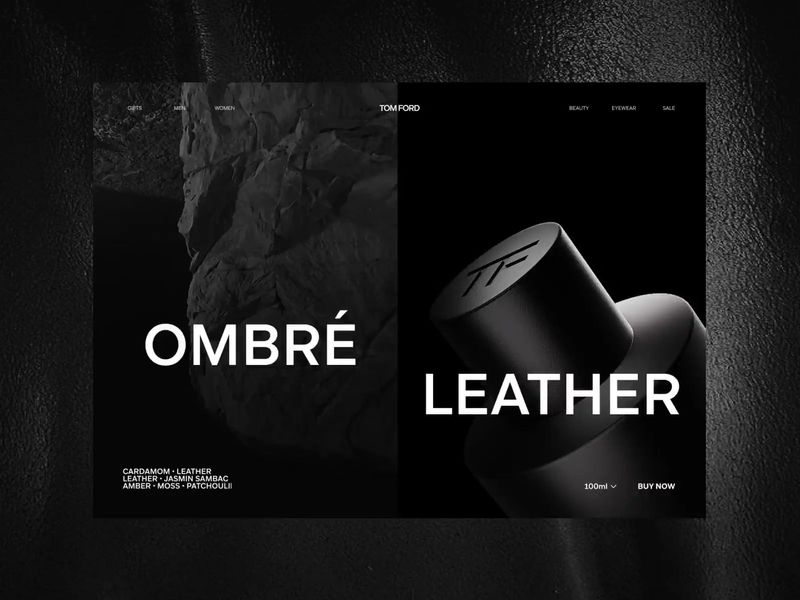 Tom Ford - Product Page Concept