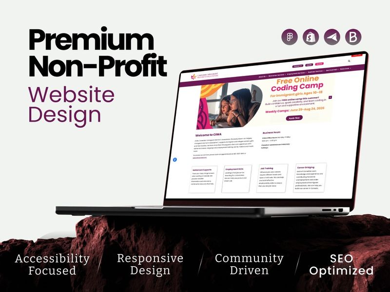 CIWA — Premium Non-Profit Website UI/UX Design