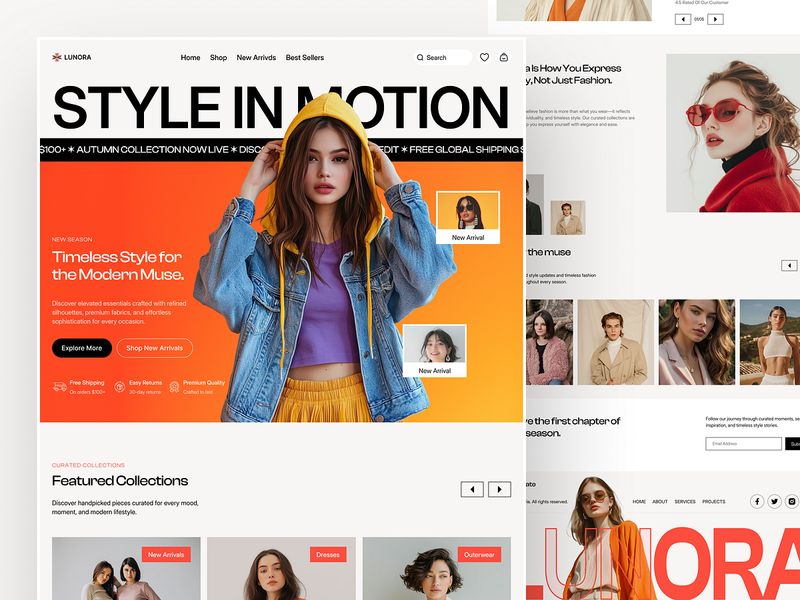 Fashion E-commerce Website Design