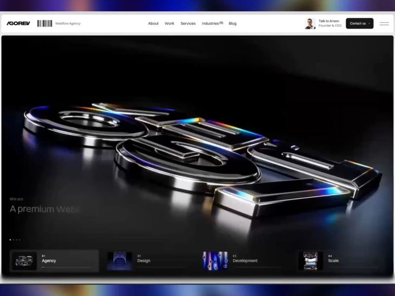 Webflow agency for B2B, SaaS and AI | Igorev Agency