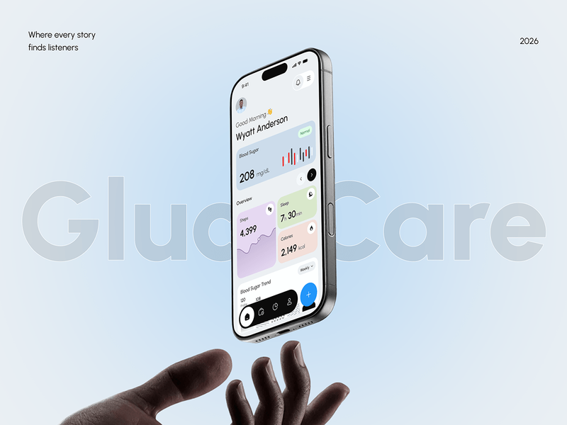 Smart Blood Glucose Monitoring App | Health Tracking