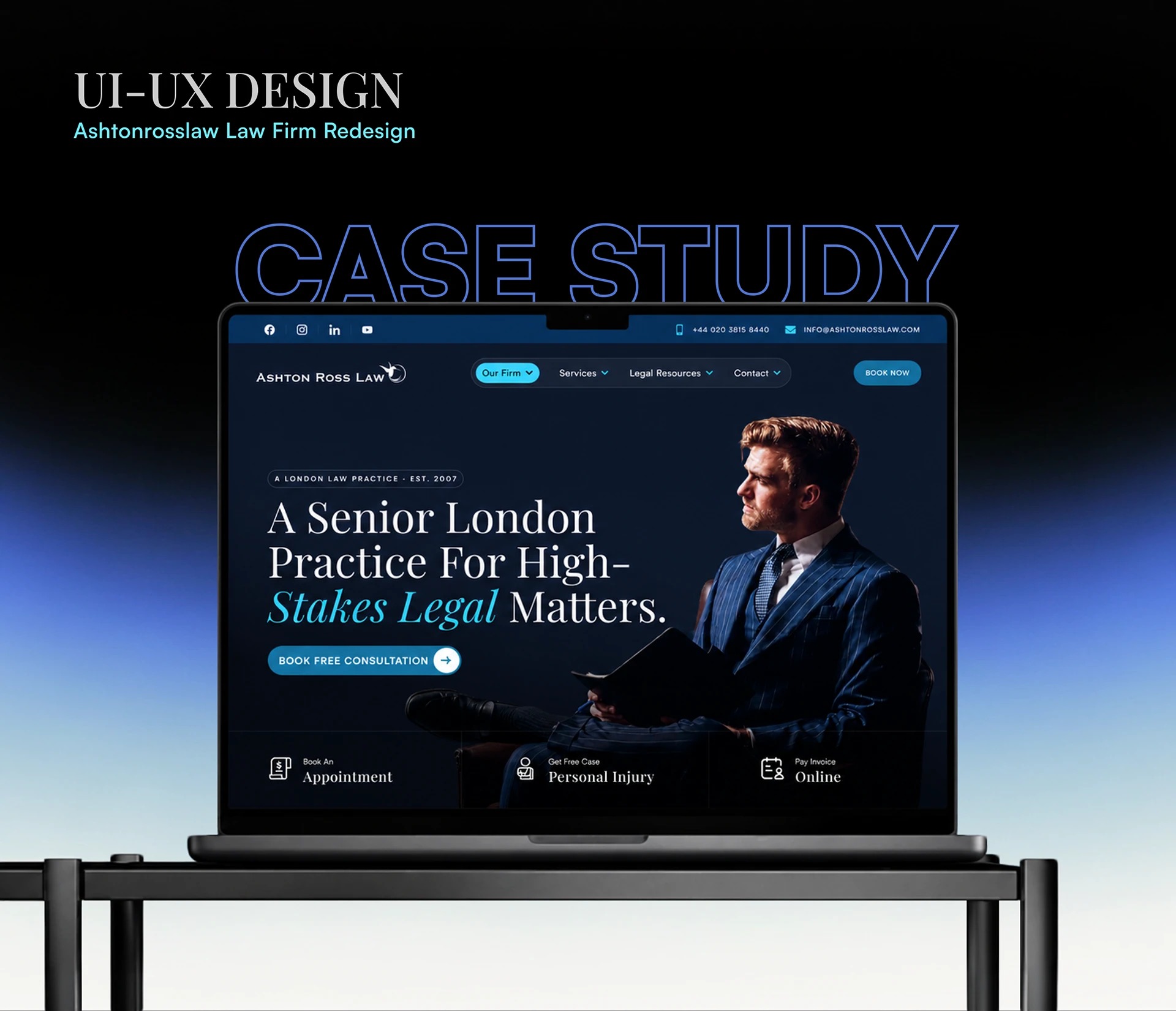 Law Firm Website UX/UI & Landing Page Redesign