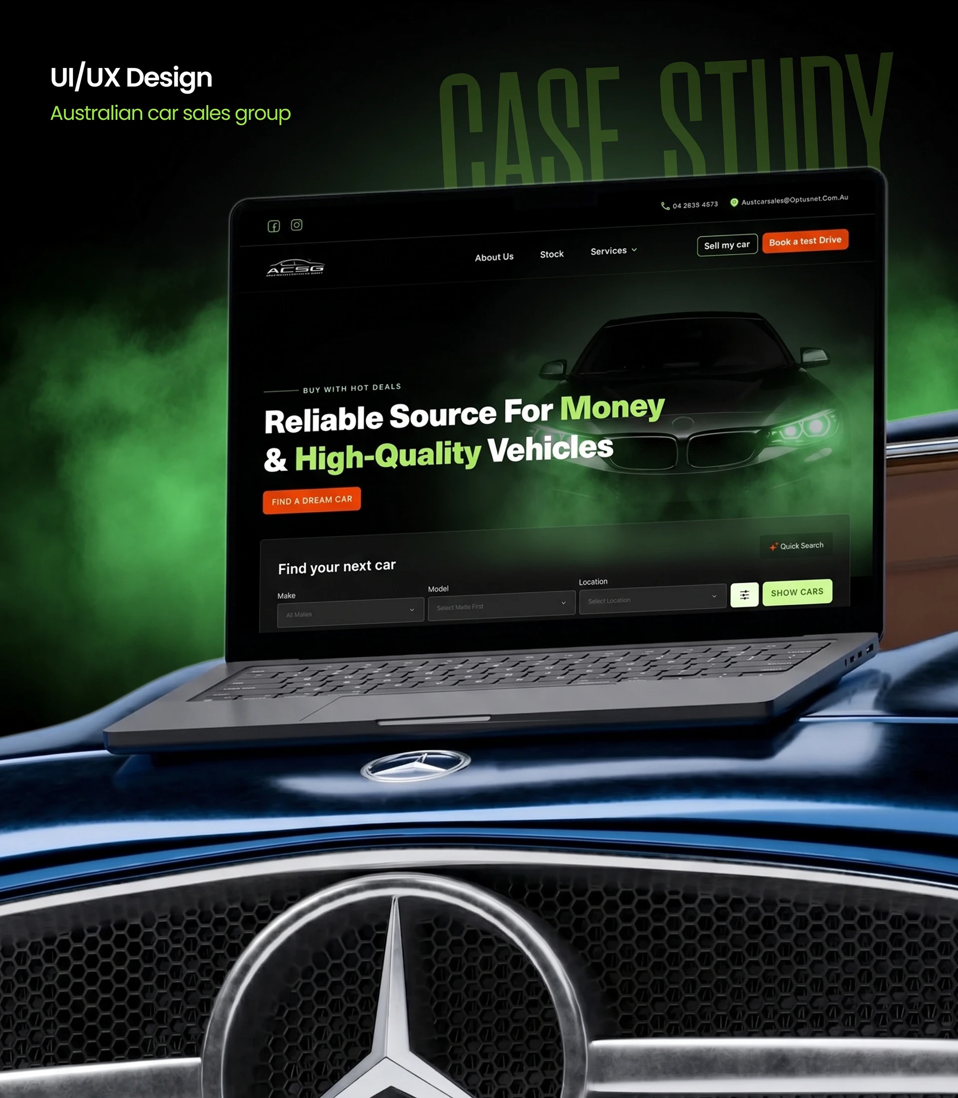 Used Car Website Redesign UI/UX