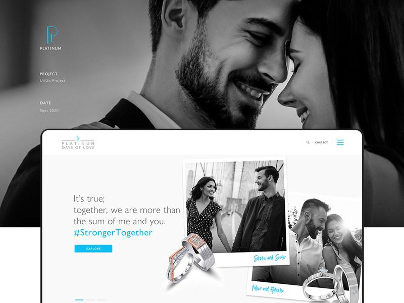 Platinum Days Of Love - Website Redesign (Ui/Ux)