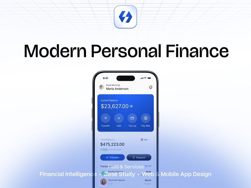 Finanzio — Finance SaaS Website Design